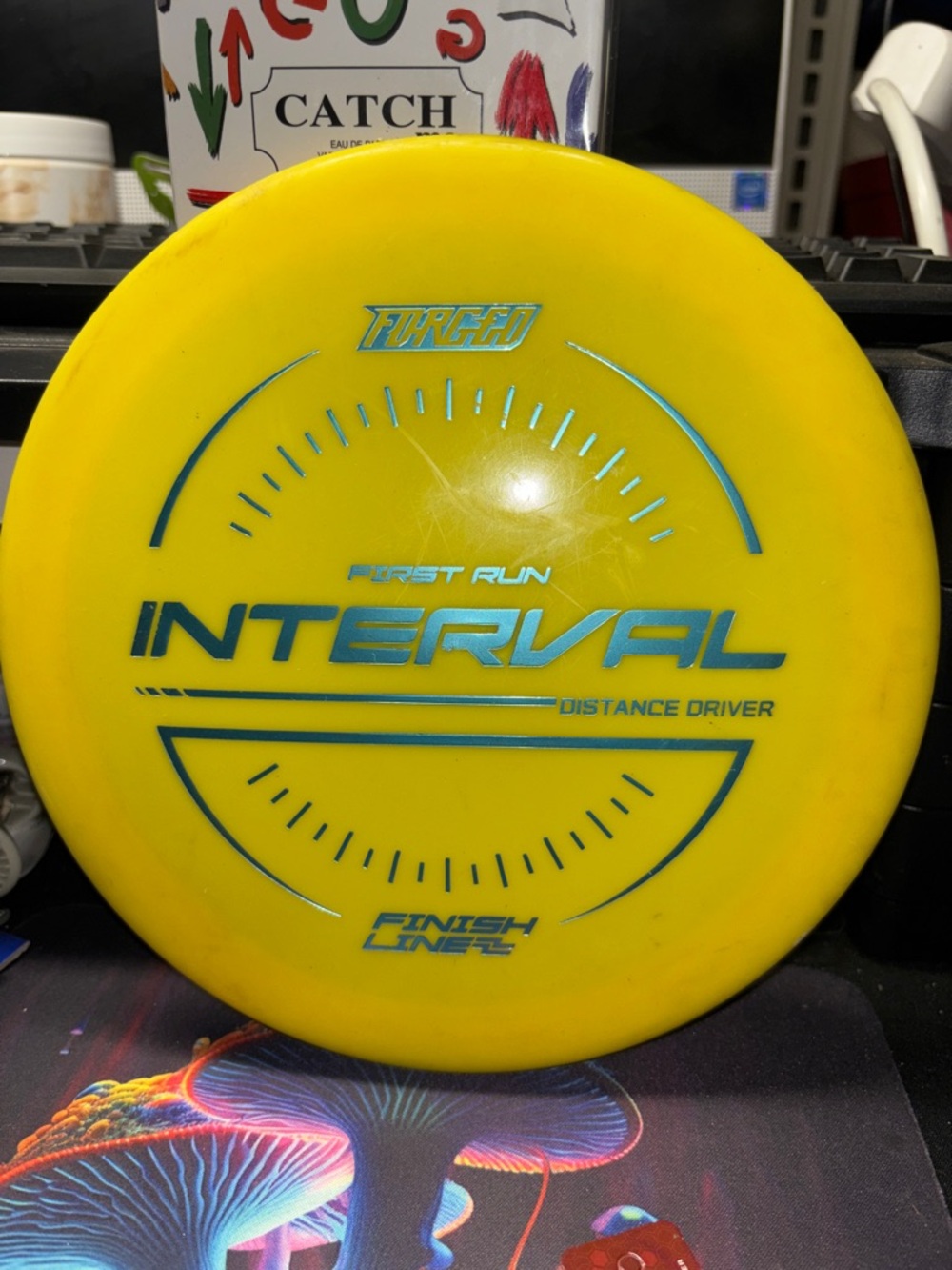 Finish Line Interval Distance Driver — Yellow with Blue Stamp